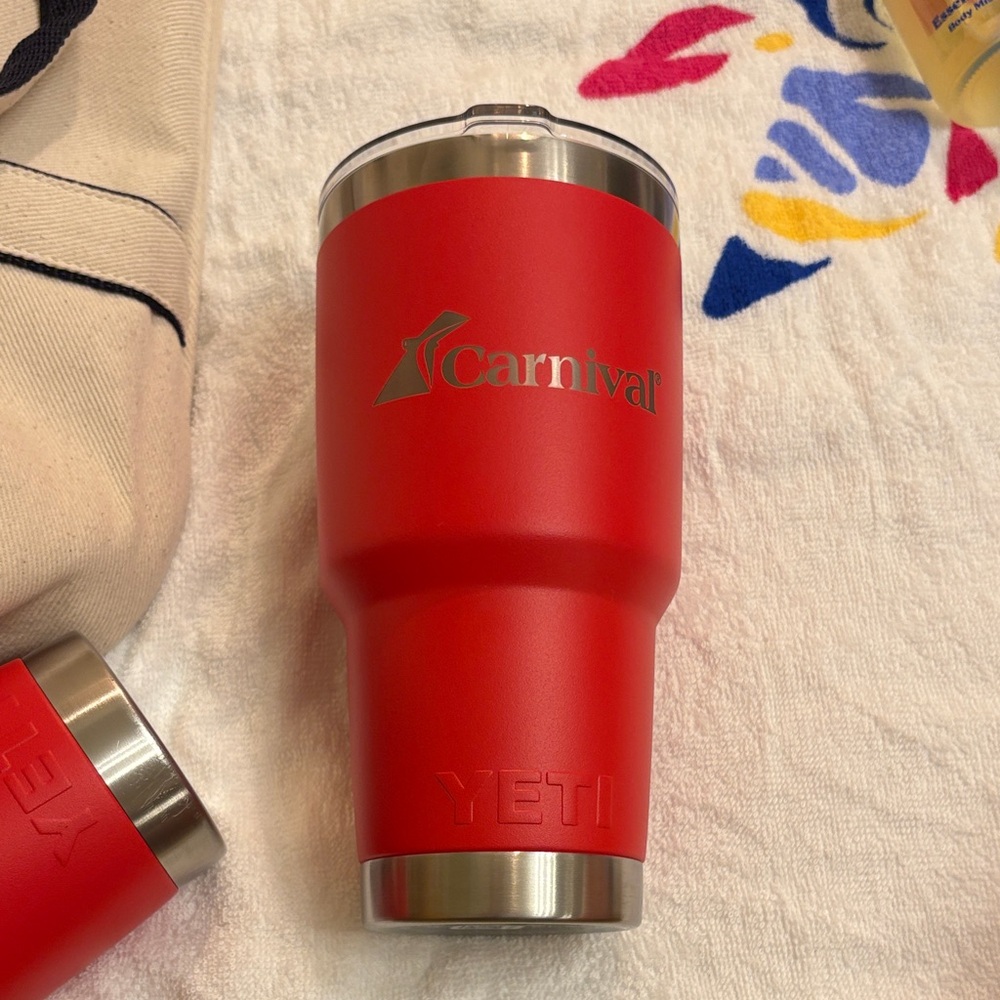 Red Carnival YETI 30 oz Tumbler